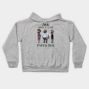 All About Day Paper Boi Kids Hoodie